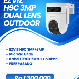 EZVIZ H9C Dual Lens 3MP&3MP + PASANG